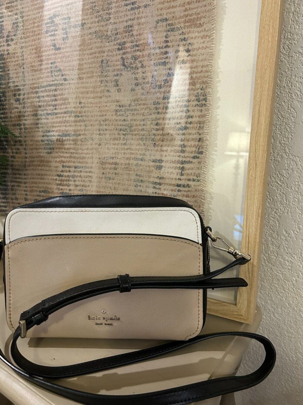 Kate Spade Lauryn Colorblock Saffiano Leather Camera Crossbody Bag
